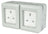 Mercury IP55 2 Gang Socket - view 3