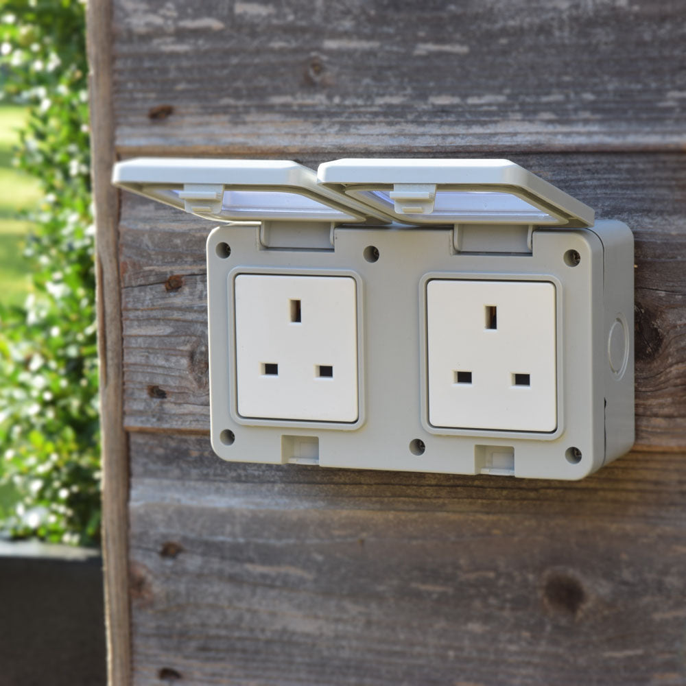 Mercury IP55 2 Gang Socket - view 7