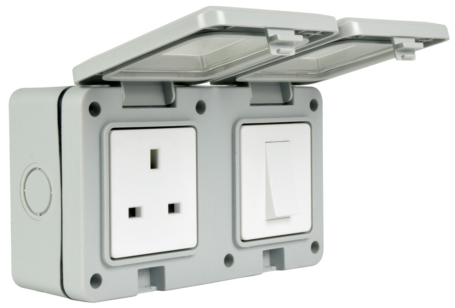 Mercury IP55 Single switch and Socket - view 2