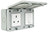 Mercury IP55 Single switch and Socket - view 2
