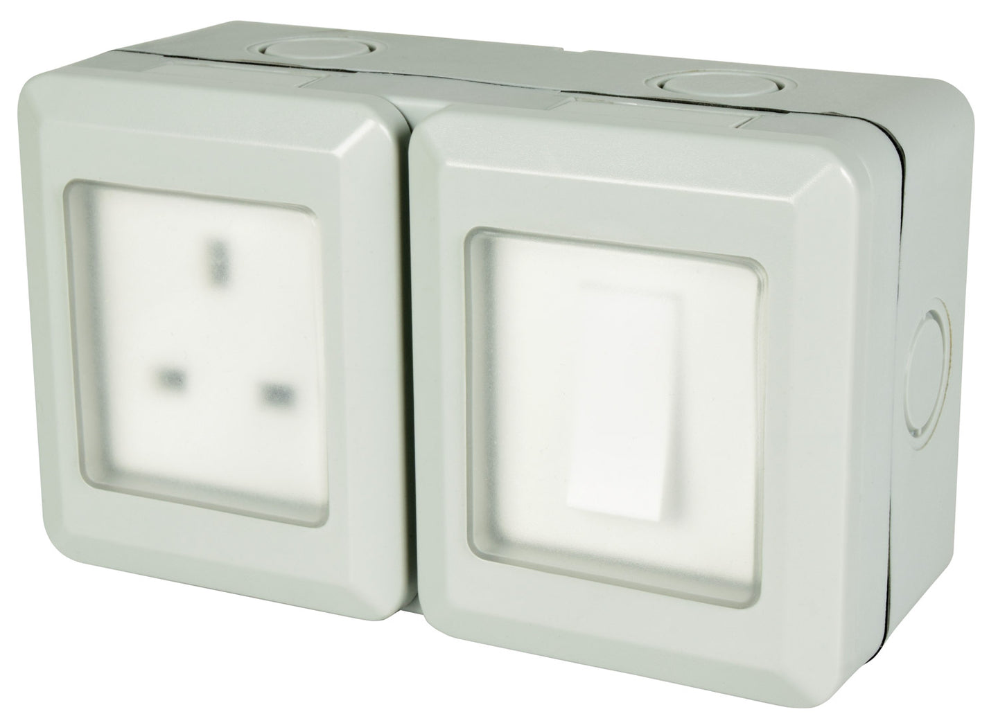 Mercury IP55 Single switch and Socket - view 3
