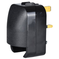 Mercury Black SCP3 13A rated Euro converter plug- bulk