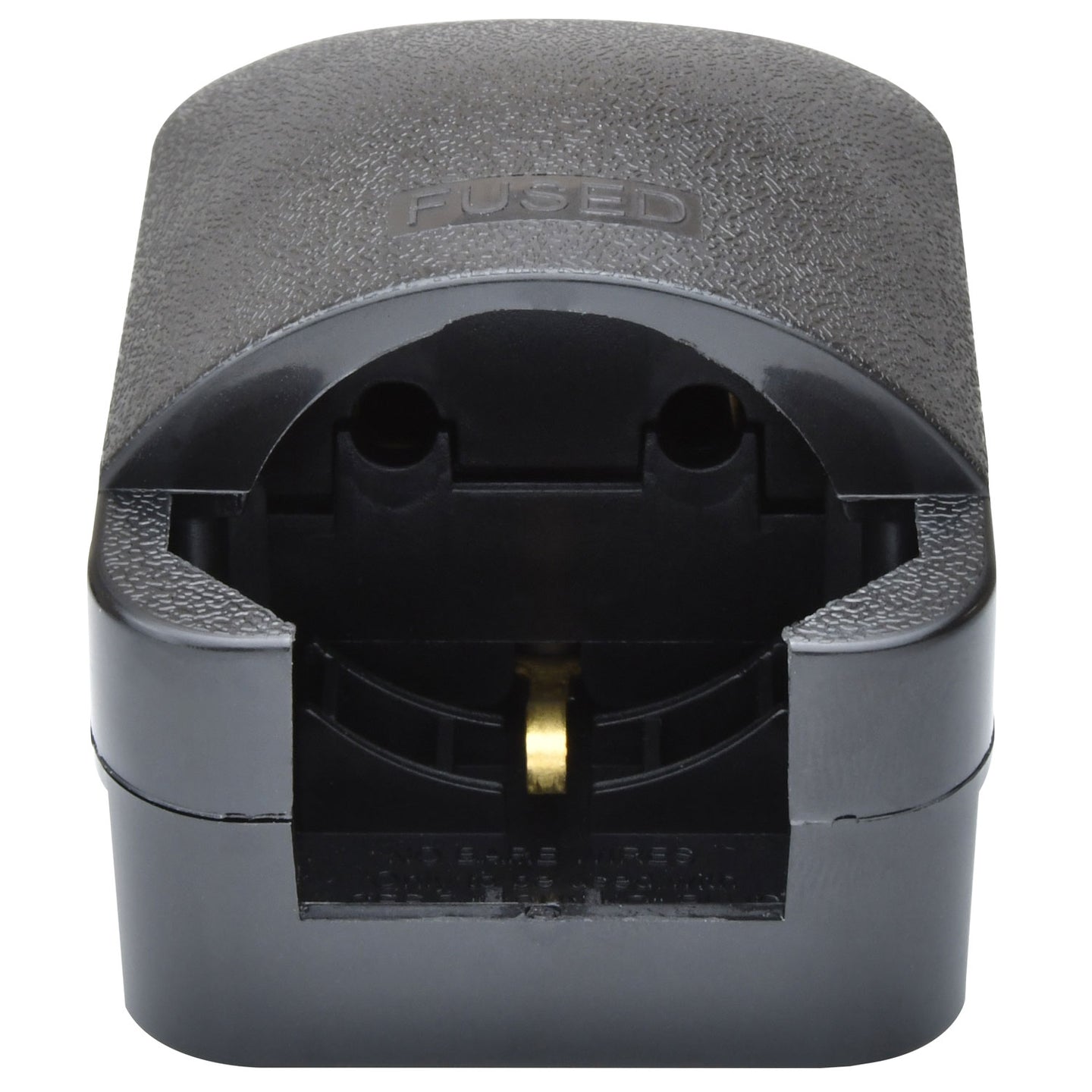 Mercury Black SCP3 13A rated Euro converter plug- bulk - view 5