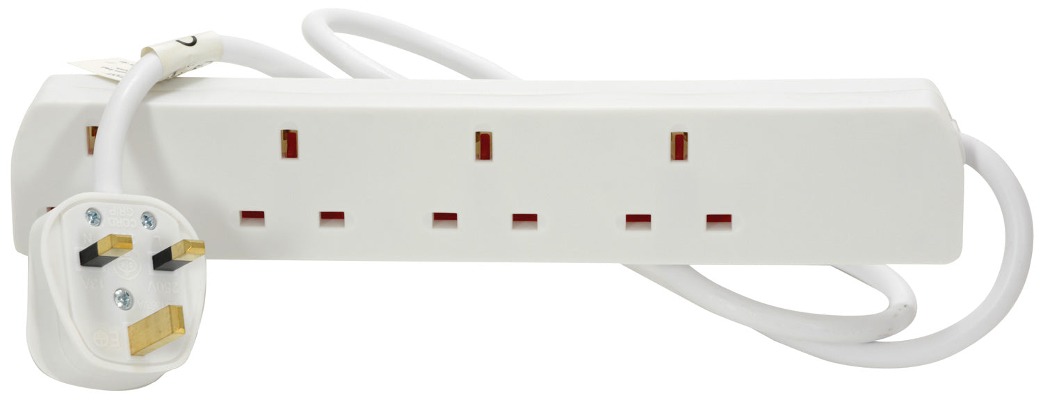 Mercury UK 4-Gang Extension Lead 1.0m