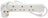 Mercury UK 4-Gang Extension Lead 1.0m
