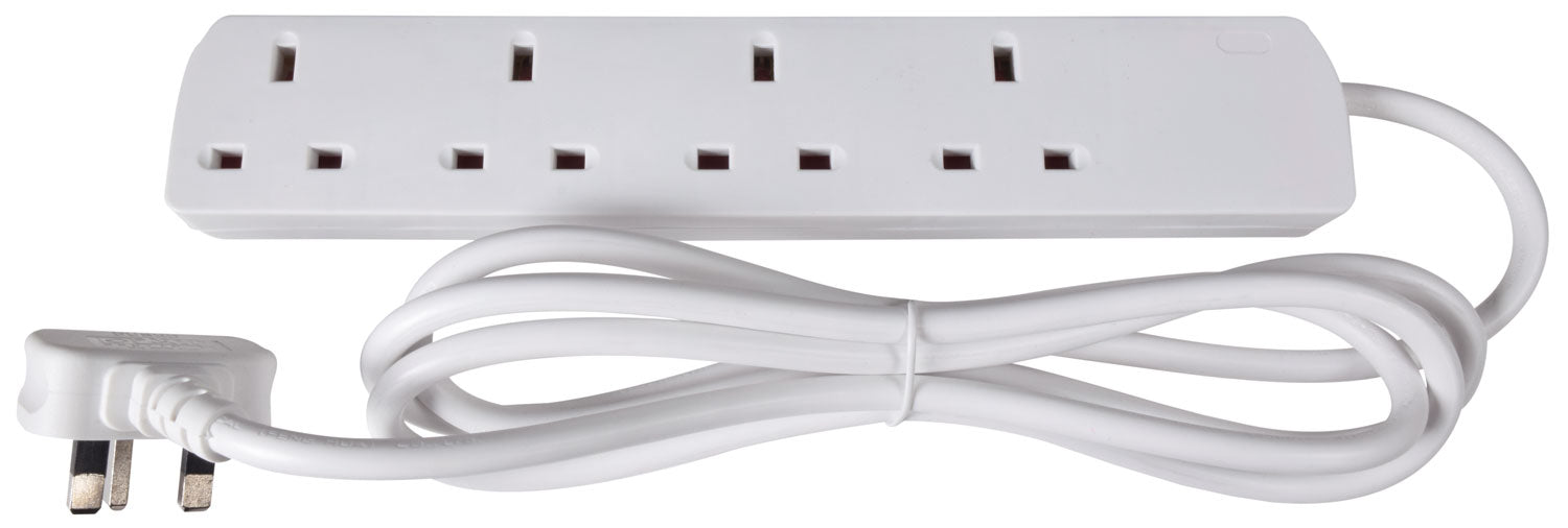 Mercury UK 4-Gang Extension Lead 2.0m