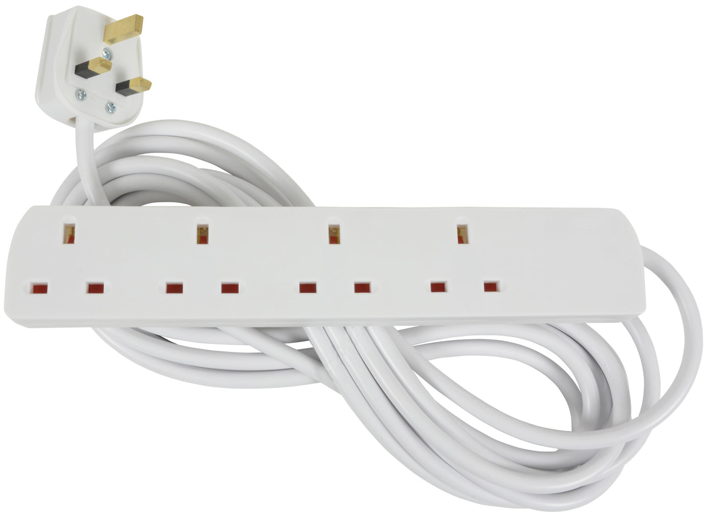 Mercury UK 4-Gang Extension Lead 5.0m