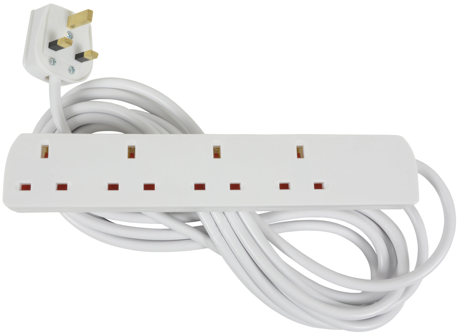 Mercury UK 4-Gang Extension Lead 5.0m