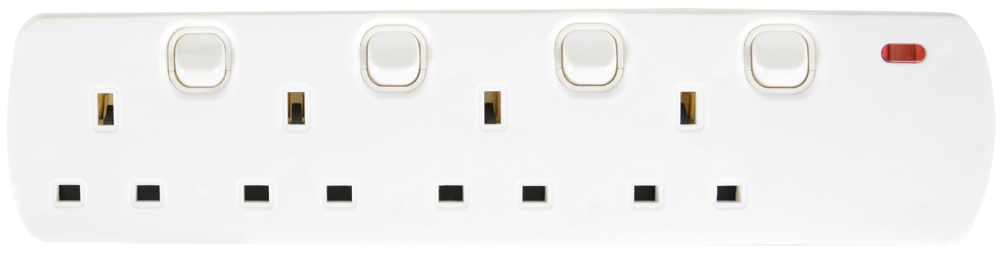 Mercury UK 4 Gang Switched Extension Lead 2.0m - view 2