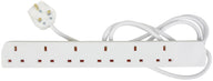 Mercury UK 6-Gang Extension Lead 2.0m