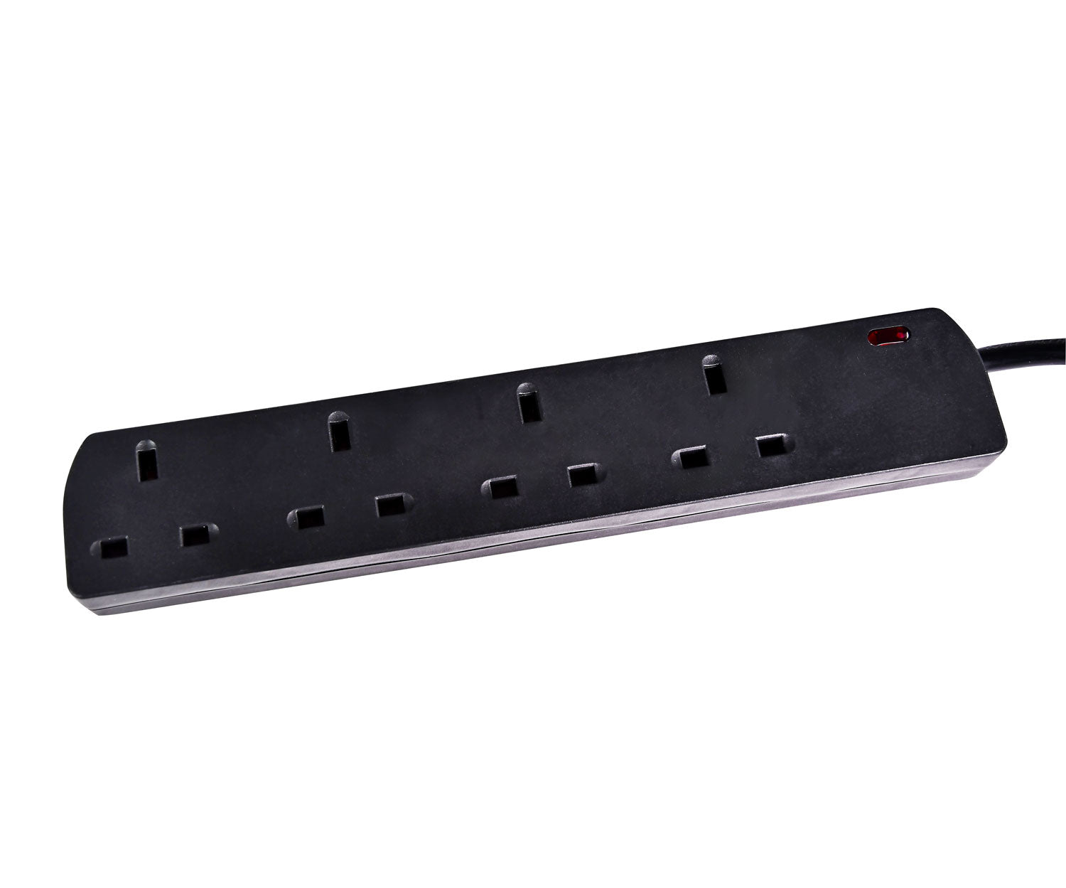 Mercury UK 4-Gang Extension Lead Black 5.0m - view 3