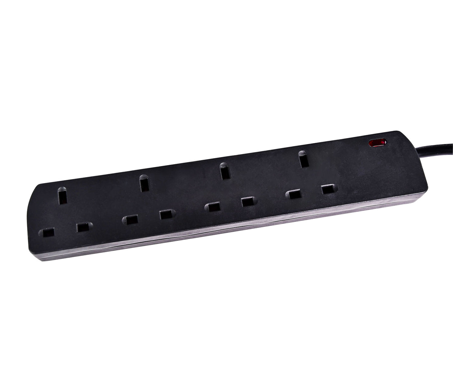 Mercury UK 4-Gang Extension Lead Black 5.0m - view 3