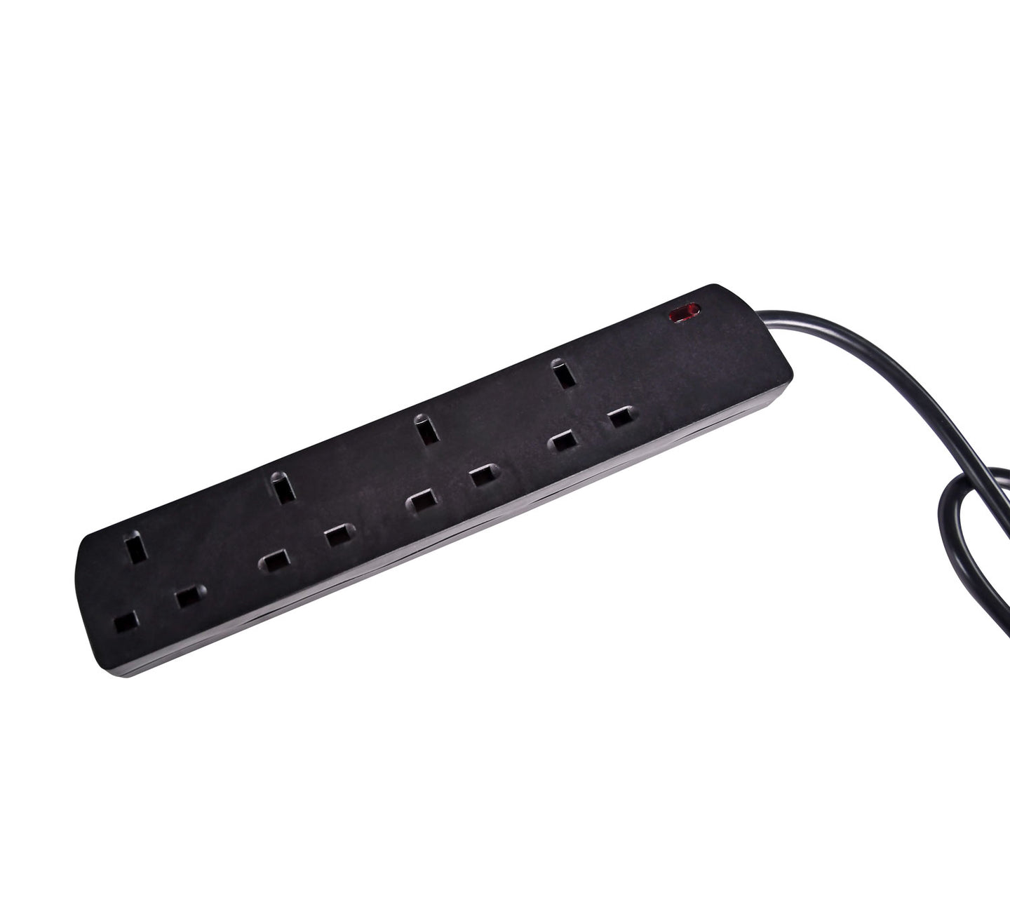 Mercury UK 4-Gang Extension Lead Black 2.0m - view 2