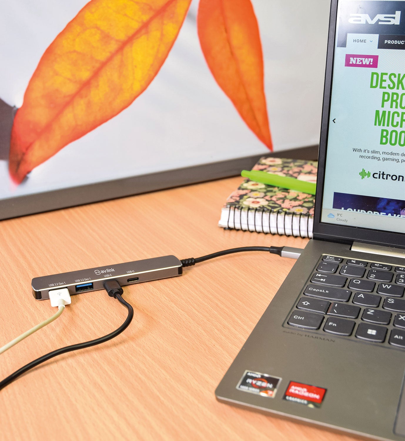 AV:Link 4-Port USB3.2 Type-C Ultra-Slim Hub - view 4