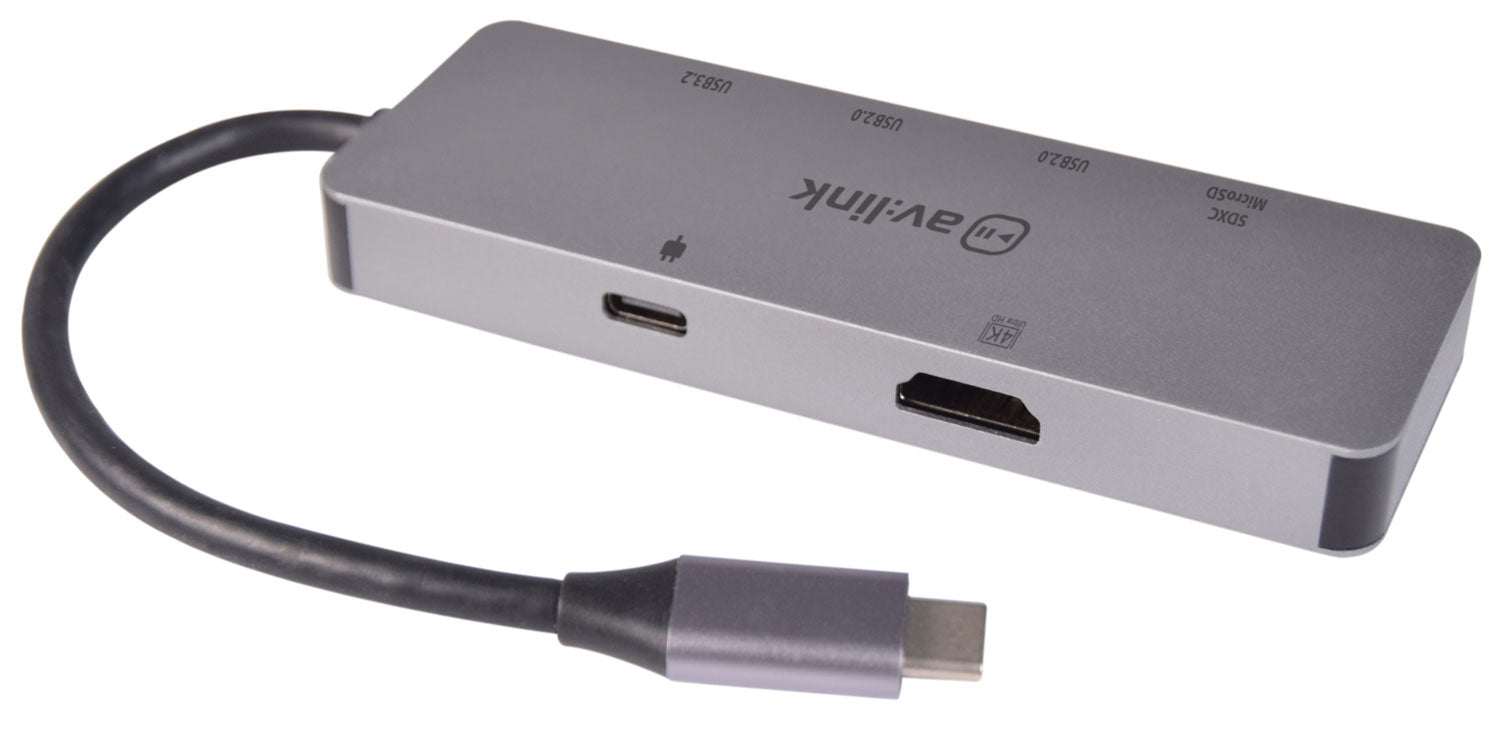 AV:Link 7 port USB3.2 Type-C Hub - view 2