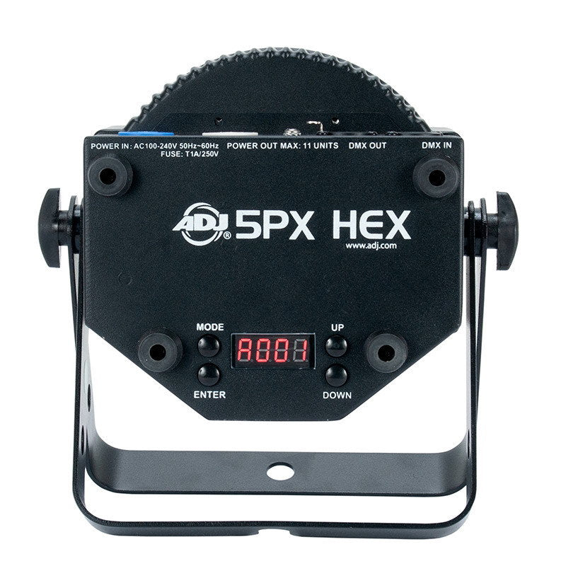 ADJ 5PX HEX - Back Panel and Connections