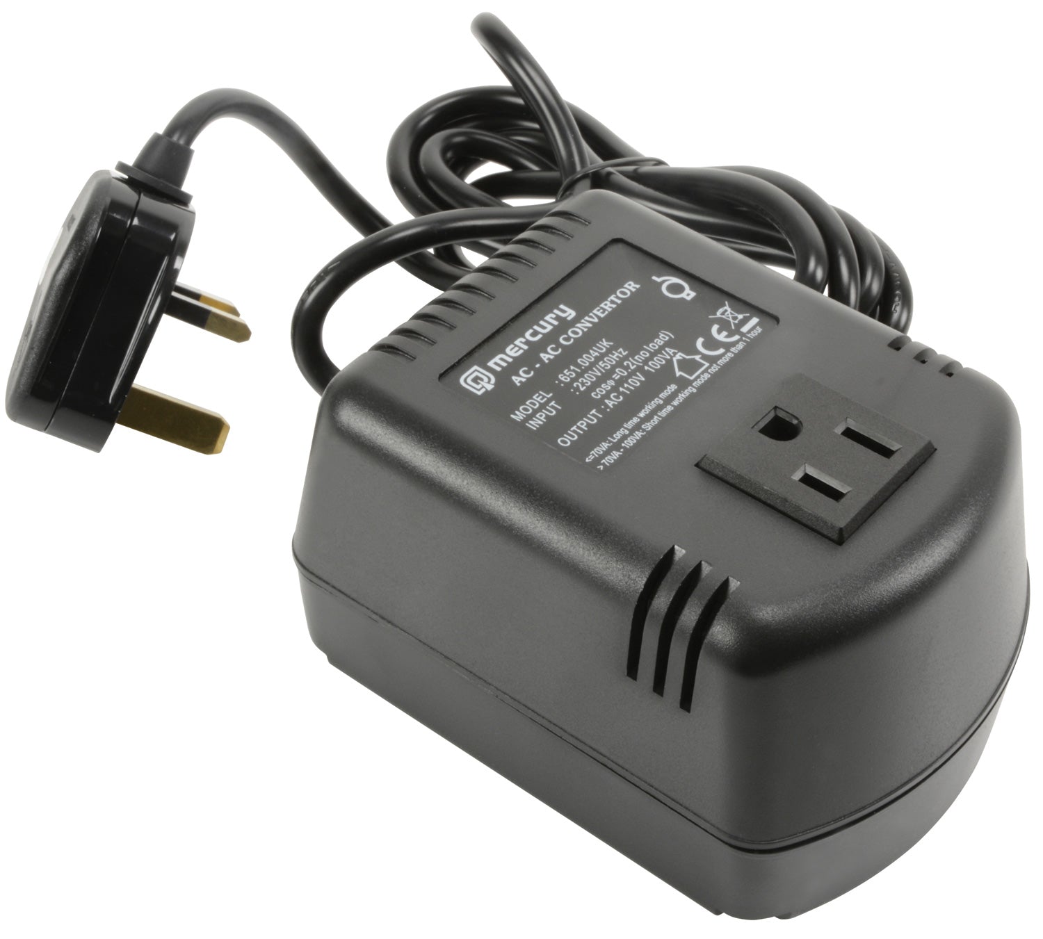 Mercury (UK version) Step down voltage converter 230V - 110V 100W - view 3