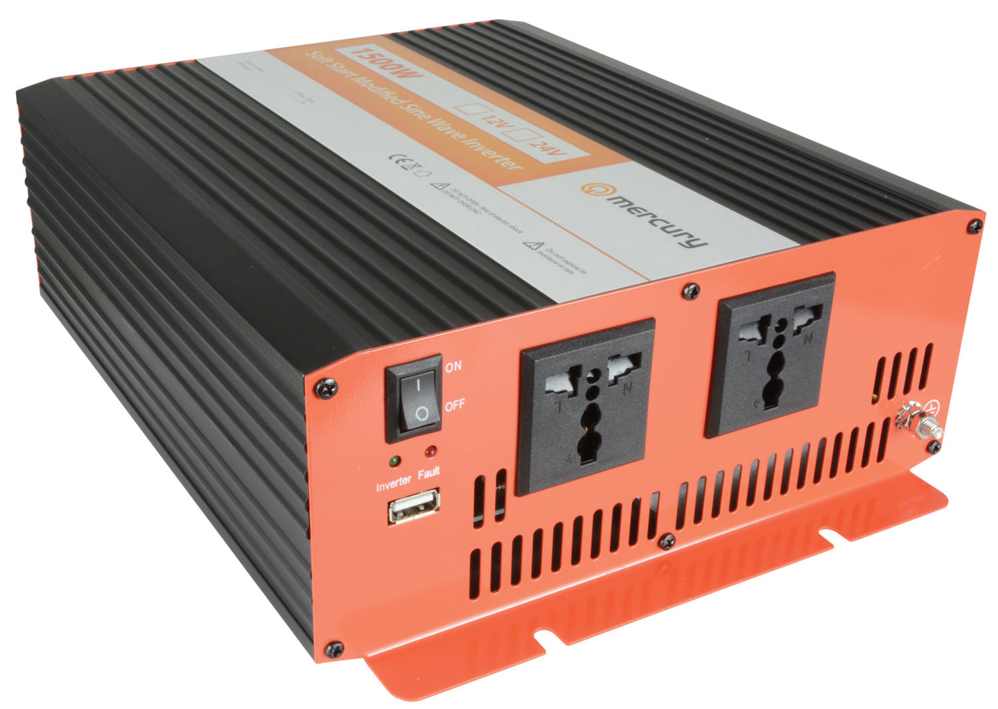 Mercury 24Vdc 1500W Modified Sine Wave Inverter