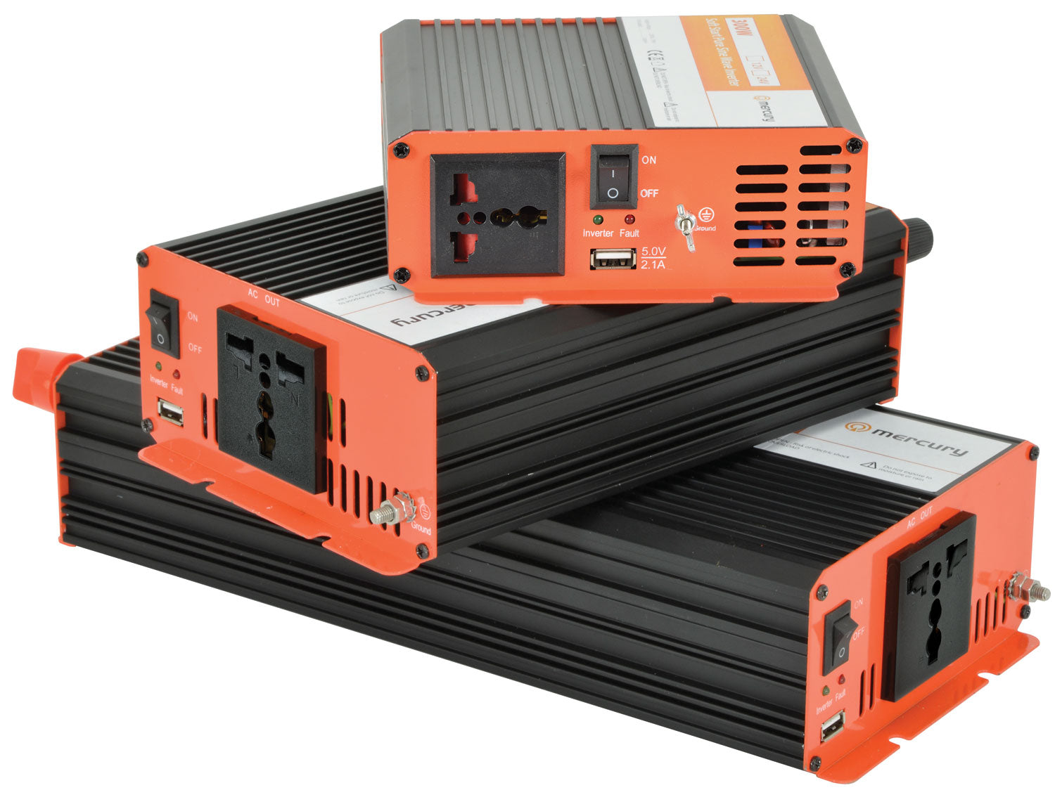 Mercury 12Vdc Pure Sine Wave Inverter 300W - view 2
