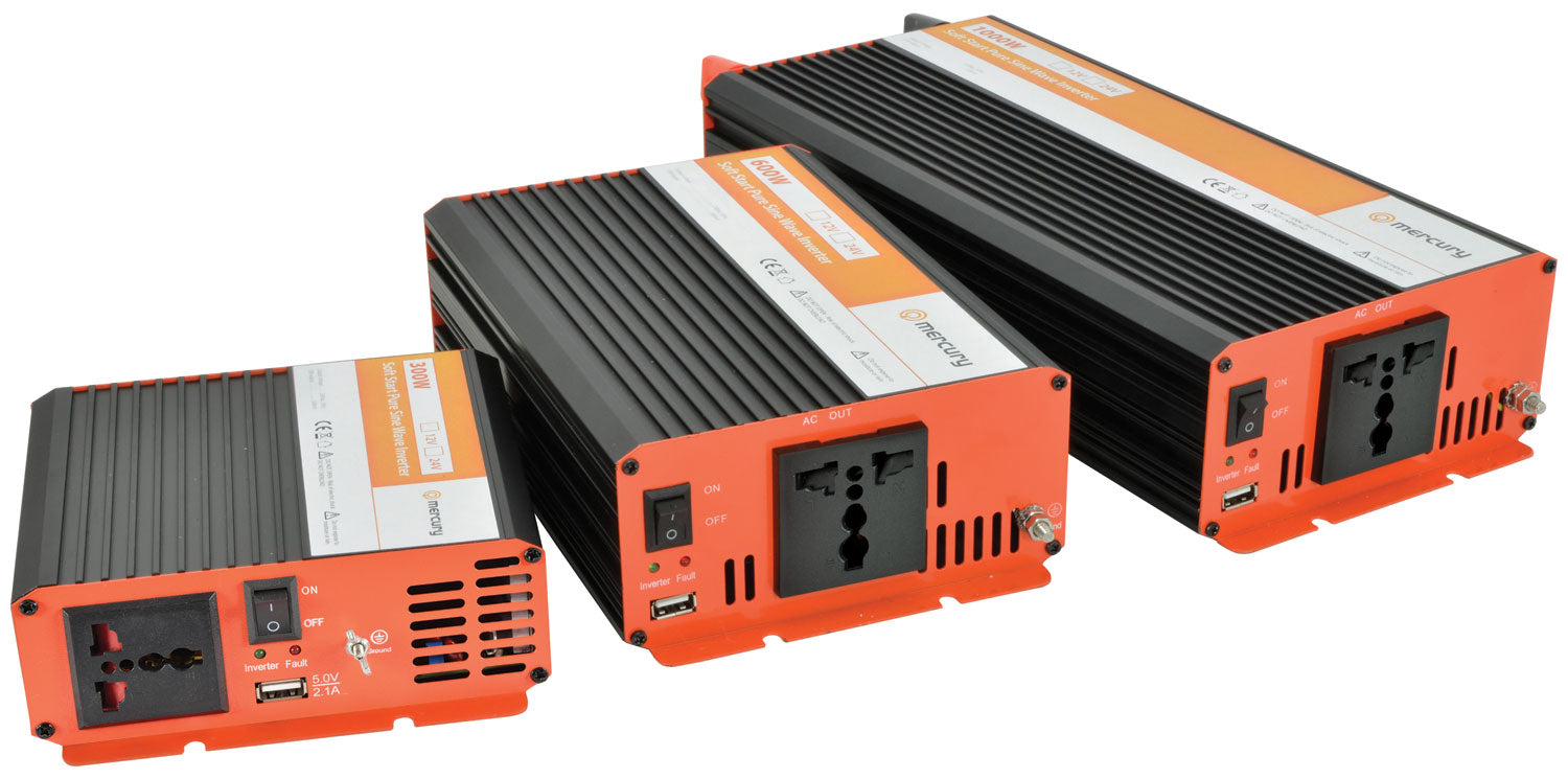 Mercury 12Vdc Pure Sine Wave Inverter 300W - view 5