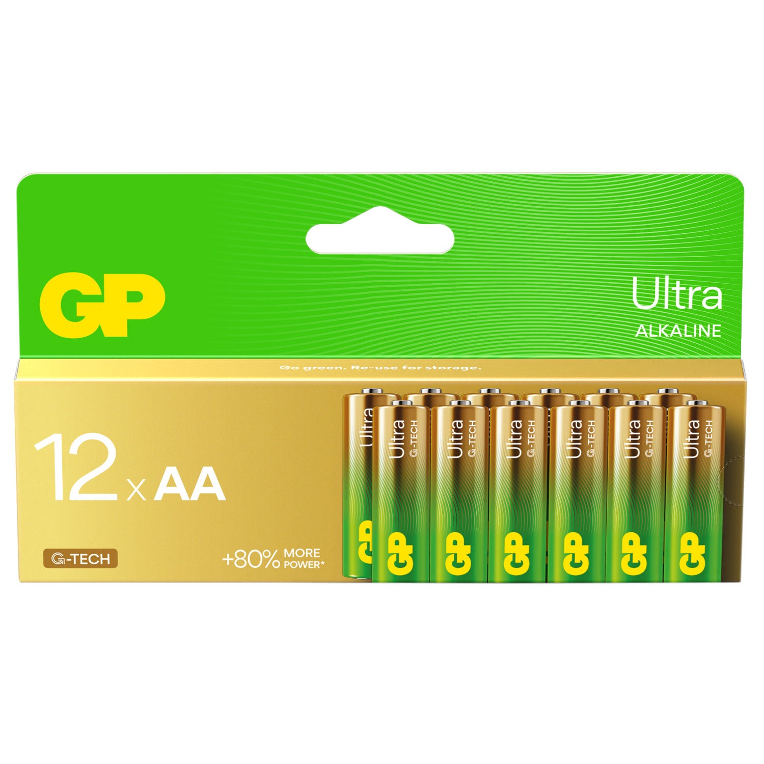 GP AA Ultra Alkaline 12 Pack