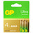 GP AAA Alkaline Battery 1.5V 4 Pack