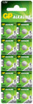 GP LR41 Alkaline Button Cell 10 Pack