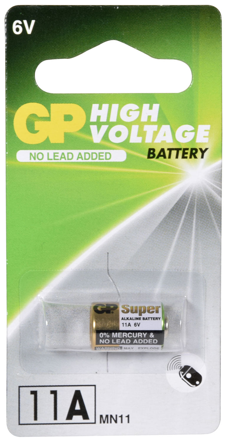 GP 11A 6V Alkaline Battery Single