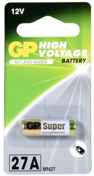 GP 27A 12V Alkaline Battery Single