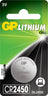 GP CR2450 3V 610mAh 5.0x24.5mmØ Single