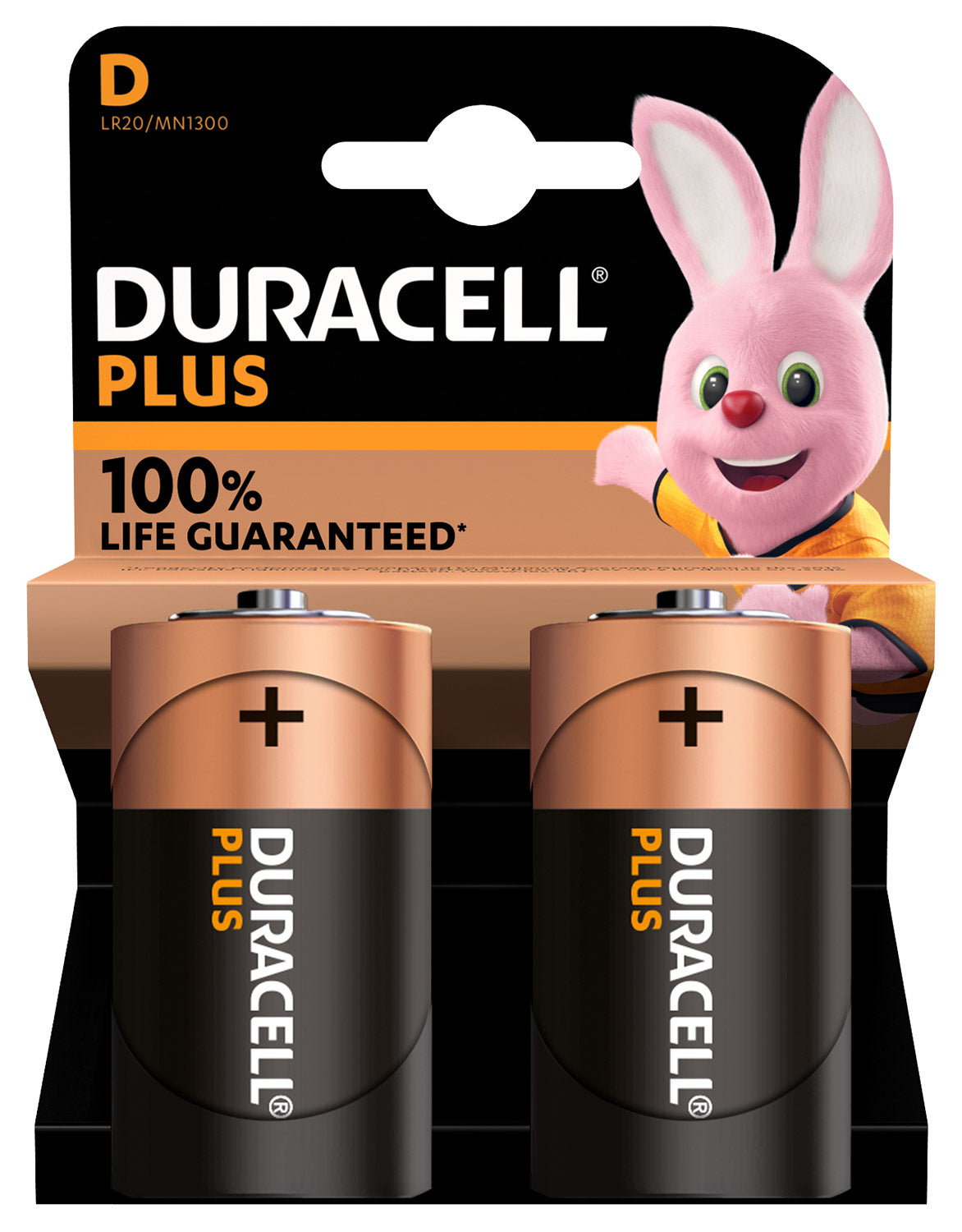 Duracell D Duracell Plus Power 2 Pack
