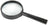 Mercury Handheld Magnifier, 65mmØ Glass Lens, 6x