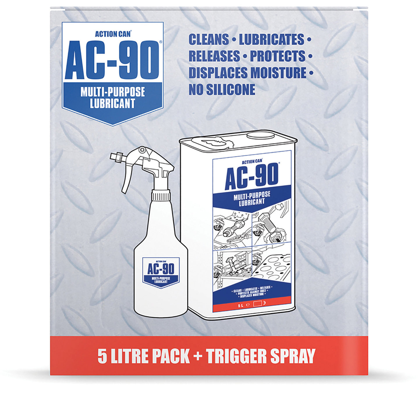 Action Can AC-90 Multi-Purpose 5ltr Pack + Trigg