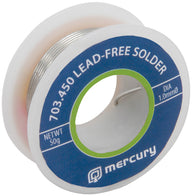 Mercury Lead-free solder, 1.0mmØ, 50g, 7.5m reel