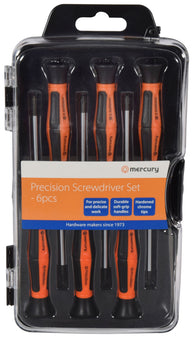 Mercury 6pcs Precision Screwdriver Set