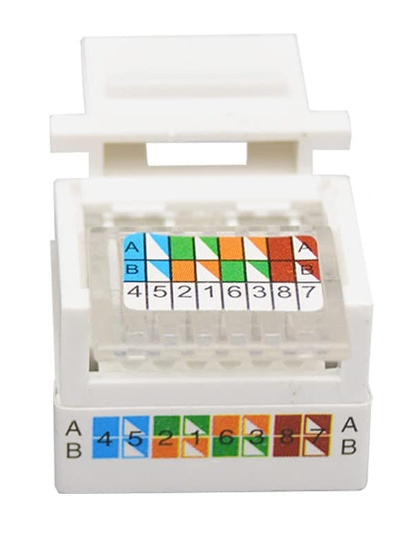 AV:Link Clip-Down Modular RJ45 Keystone Jack - view 2