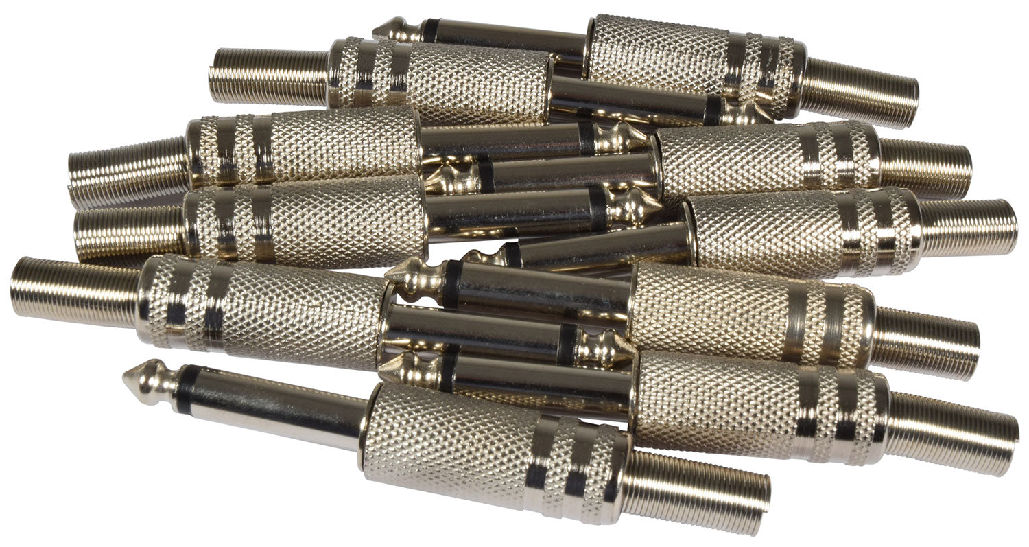 QTX 6.3mm mono plug, metal - view 3