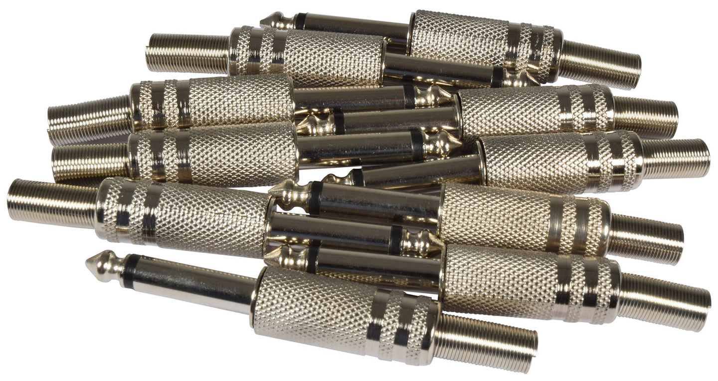 QTX 6.3mm mono plug, metal - view 3