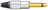 QTX Gold plated 6.3mm jack plug, aluminium cover- mono