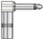 QTX Heavy duty 6.3mm jack, right angle, mono
