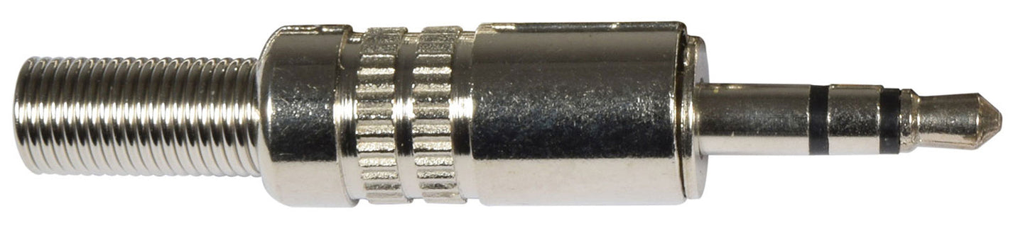 QTX 3.5mm stereo plug, metal - view 2