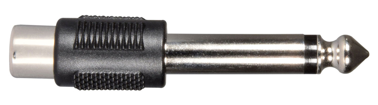 QTX Adaptor 6.3mm Mono Jack Plug - RCA Socket - view 2