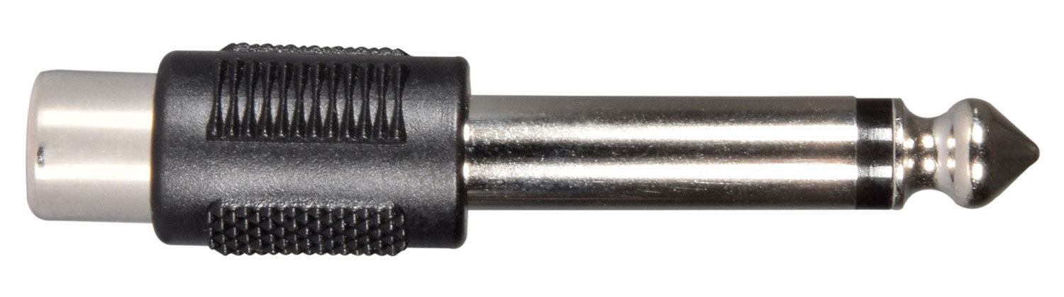 QTX Adaptor 6.3mm Mono Jack Plug - RCA Socket - view 2