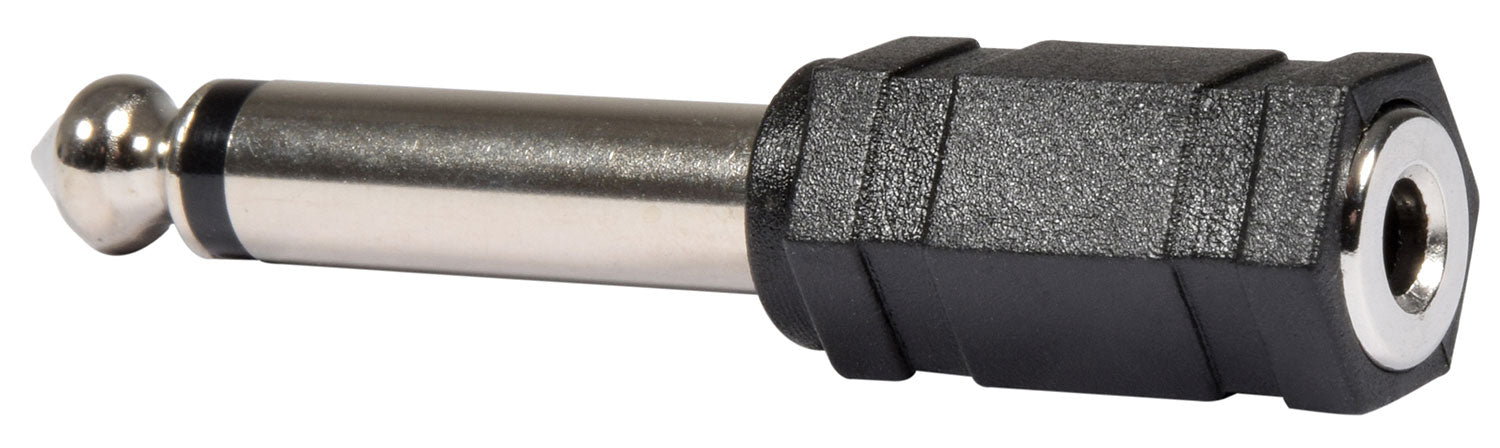 QTX Adaptor 6.3mm Mono Jack Plug - 3.5mm Mono Jack Socket - view 2