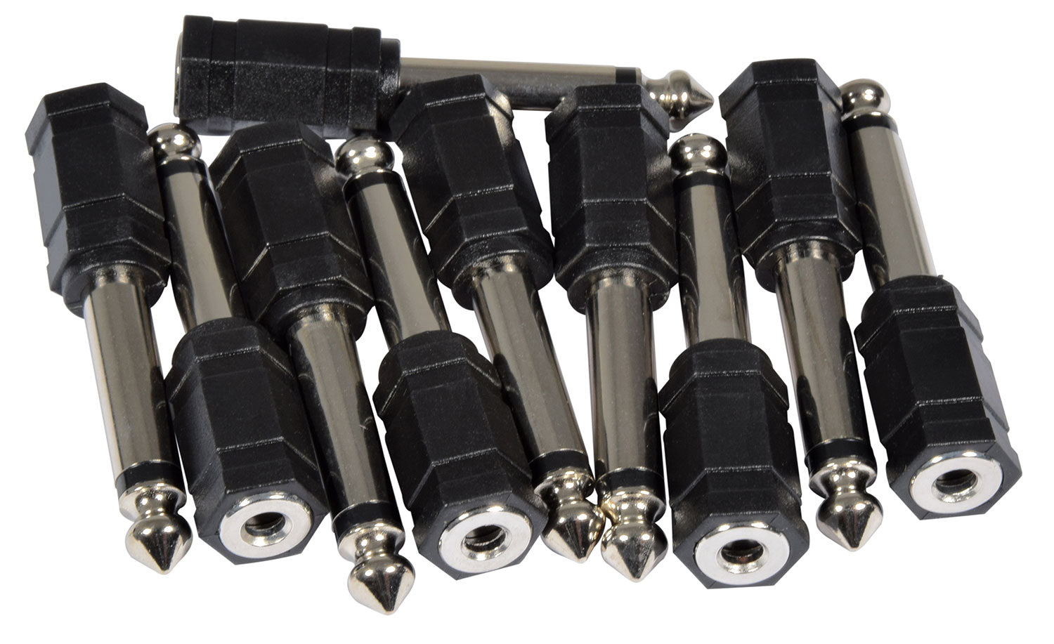 QTX Adaptor 6.3mm Mono Jack Plug - 3.5mm Mono Jack Socket - view 3