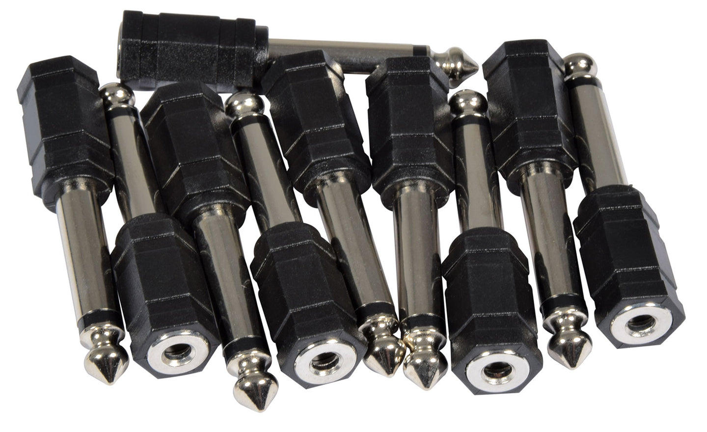 QTX Adaptor 6.3mm Mono Jack Plug - 3.5mm Mono Jack Socket - view 3