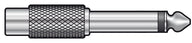 QTX Adaptor 6.3mm Mono Jack Plug - RCA Socket