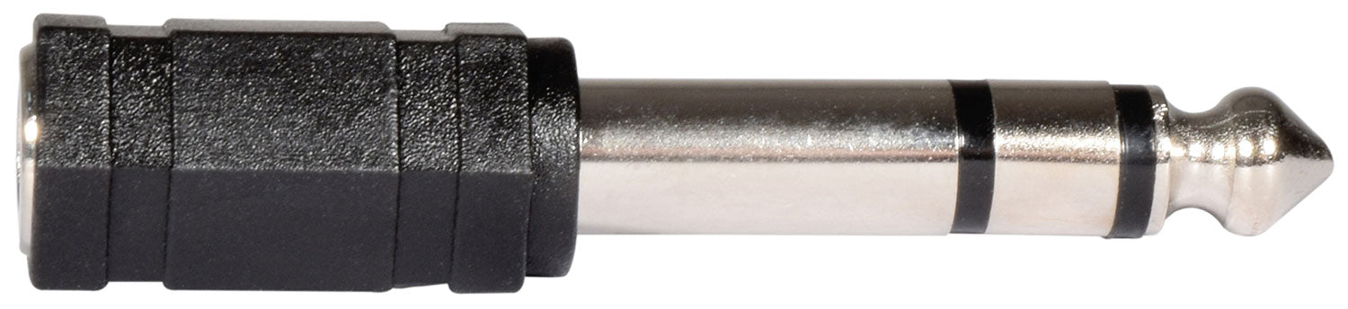 QTX Adaptor 6.3mm Stereo Jack Plug - 3.5mm Stereo Jack Socket - view 2