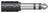 QTX Adaptor 6.3mm Stereo Jack Plug - 3.5mm Stereo Jack Socket