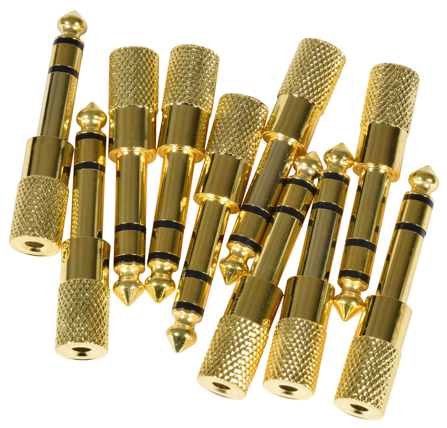 QTX Adaptor 6.3mm Stereo Jack Plug - 3.5mm Stereo Jack Socket - view 2